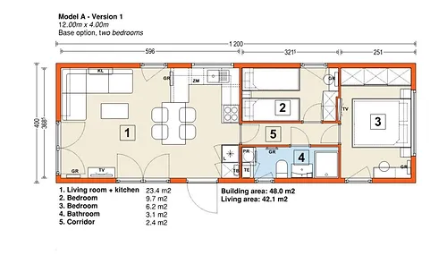 Mobil-Home 37 m² - 42 m² en Standard Clé en Main – Image 7