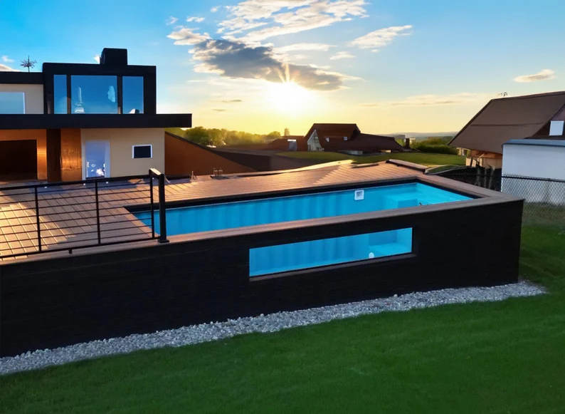 Conteneur piscine 20 pieds et 40 pieds