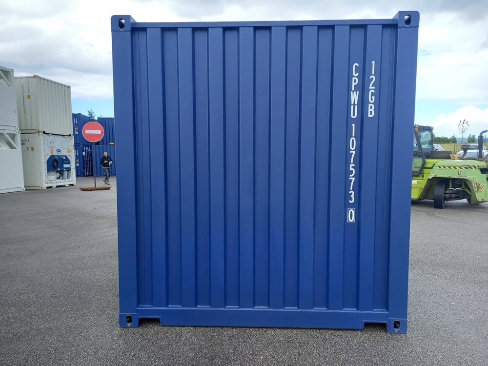 Container maritime 10 pieds – Bleu – Image 4