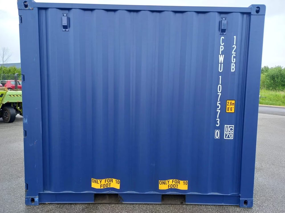 Container maritime 10 pieds – Bleu – Image 5