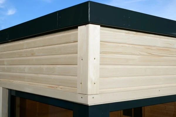 Abri de jardin Weka Cubilis 4.0 avec éléments à lattes – 45 mm – Image 2