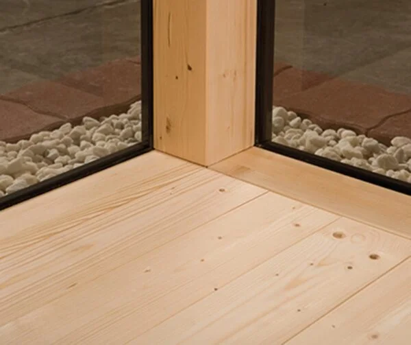 Abri de jardin Weka Cubilis 4.0 avec éléments à lattes – 45 mm – Image 3