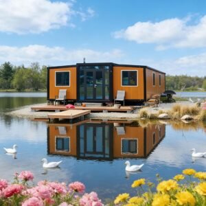 Conteneur maison miniature extensible