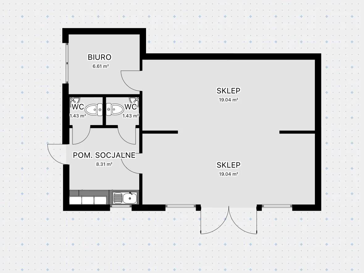 Conteneur Modulaire en panneaux sandwich – bureaux, commerces/logements, 6 pièces – 63 m² – Image 37