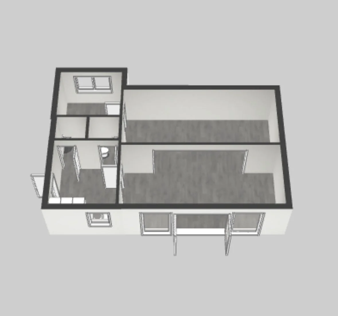 Conteneur Modulaire en panneaux sandwich – bureaux, commerces/logements, 6 pièces – 63 m² – Image 41